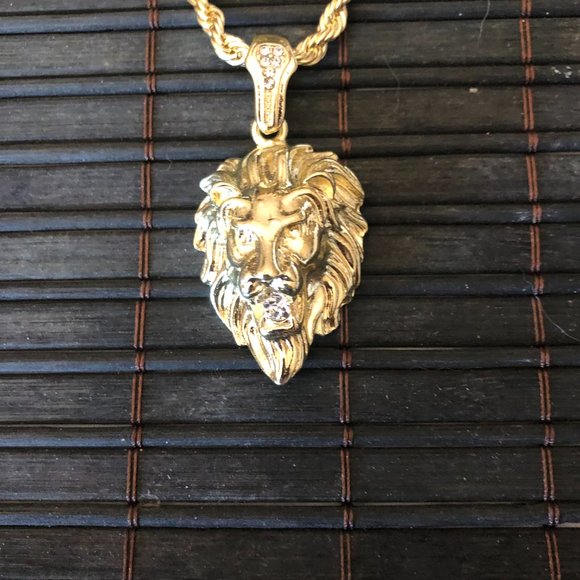 WOMEN'S EYE OF THE TIGER GOLD NECJLESS - Picture 2 of 3